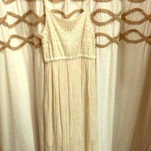 Cream maxi dress